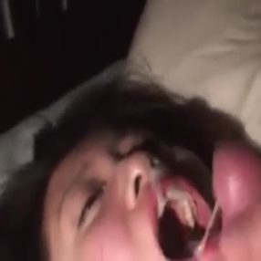 Chinese girl has been trained to swallow
